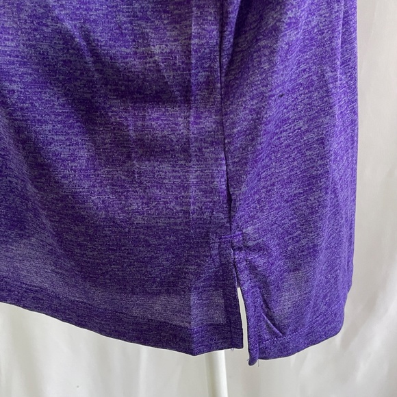 New Under Armour Graphic Print Loose Fit Hooded Top Tech Twist Purple Sz Medium - Picture 7 of 16